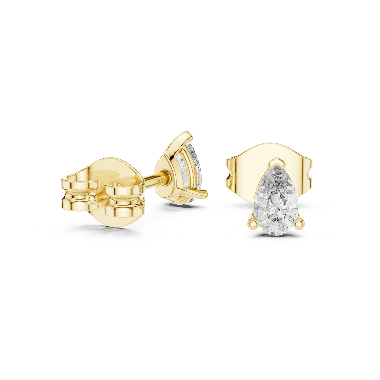 Bedazzling Lab grown diamond Earrings set