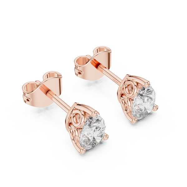 Lustrously Lab grown diamond Earrings set