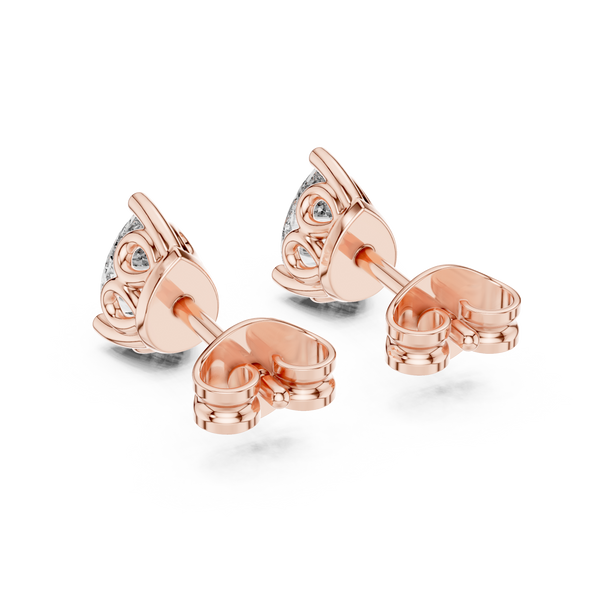 Lustrously Lab grown diamond Earrings set