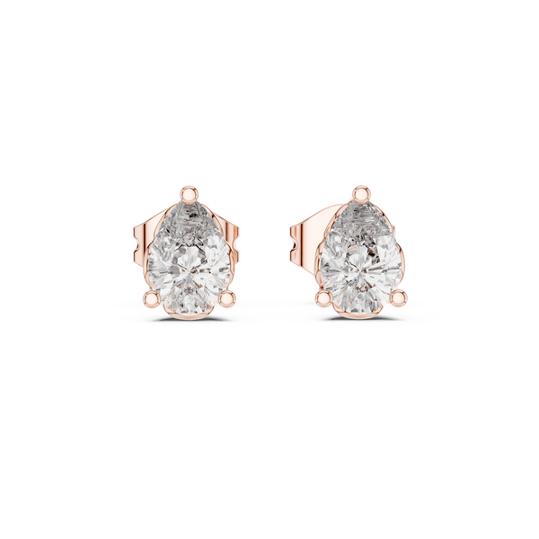 Lustrously Lab grown diamond Earrings set