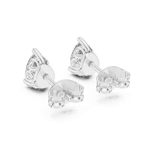 Lustrously Lab grown diamond Earrings set