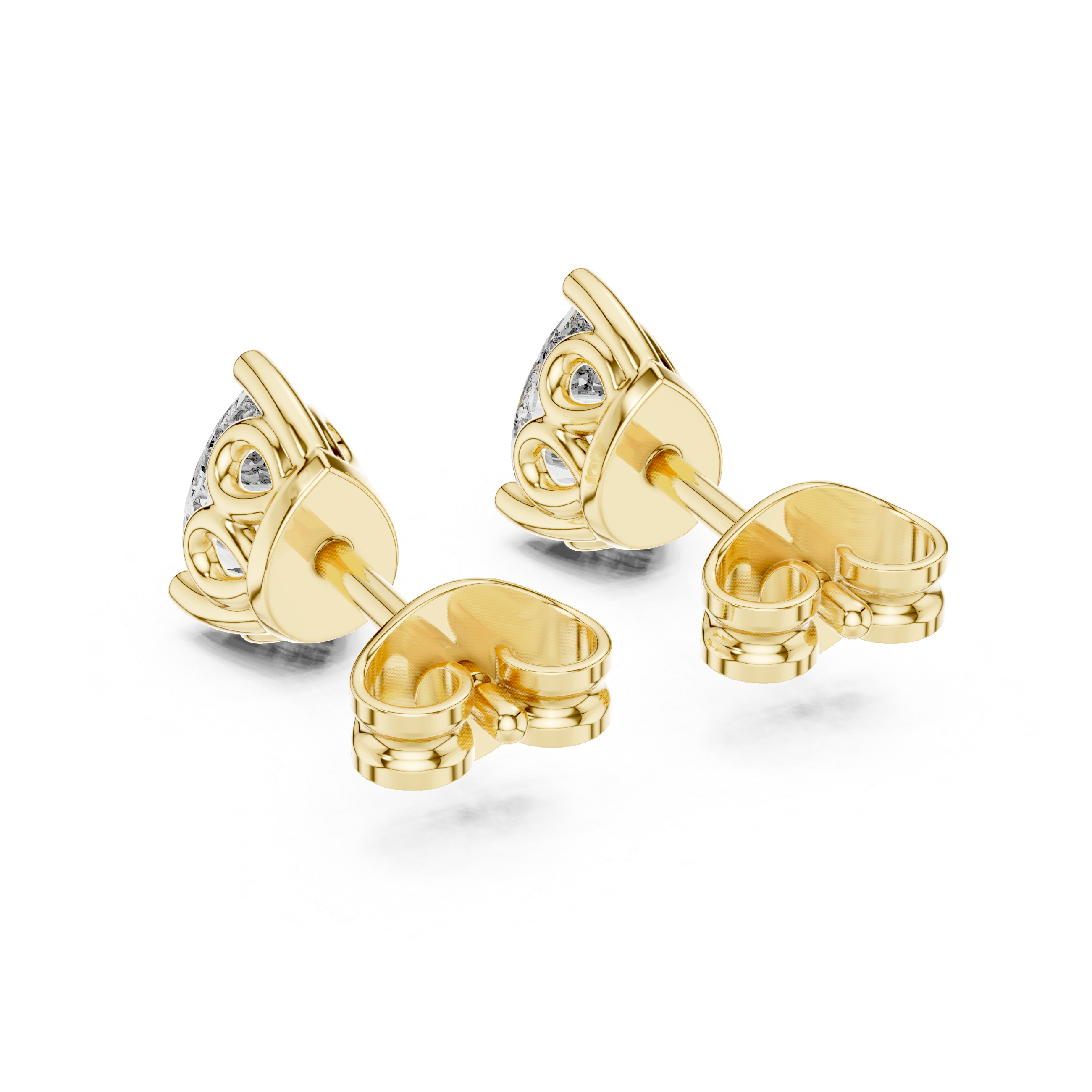 Lustrously Lab grown diamond Earrings set