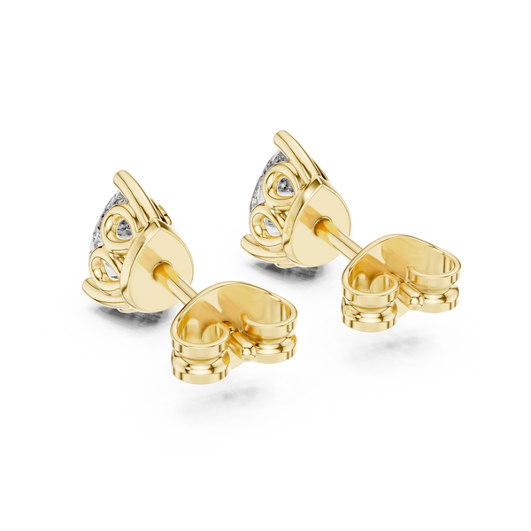 Lustrously Lab grown diamond Earrings set