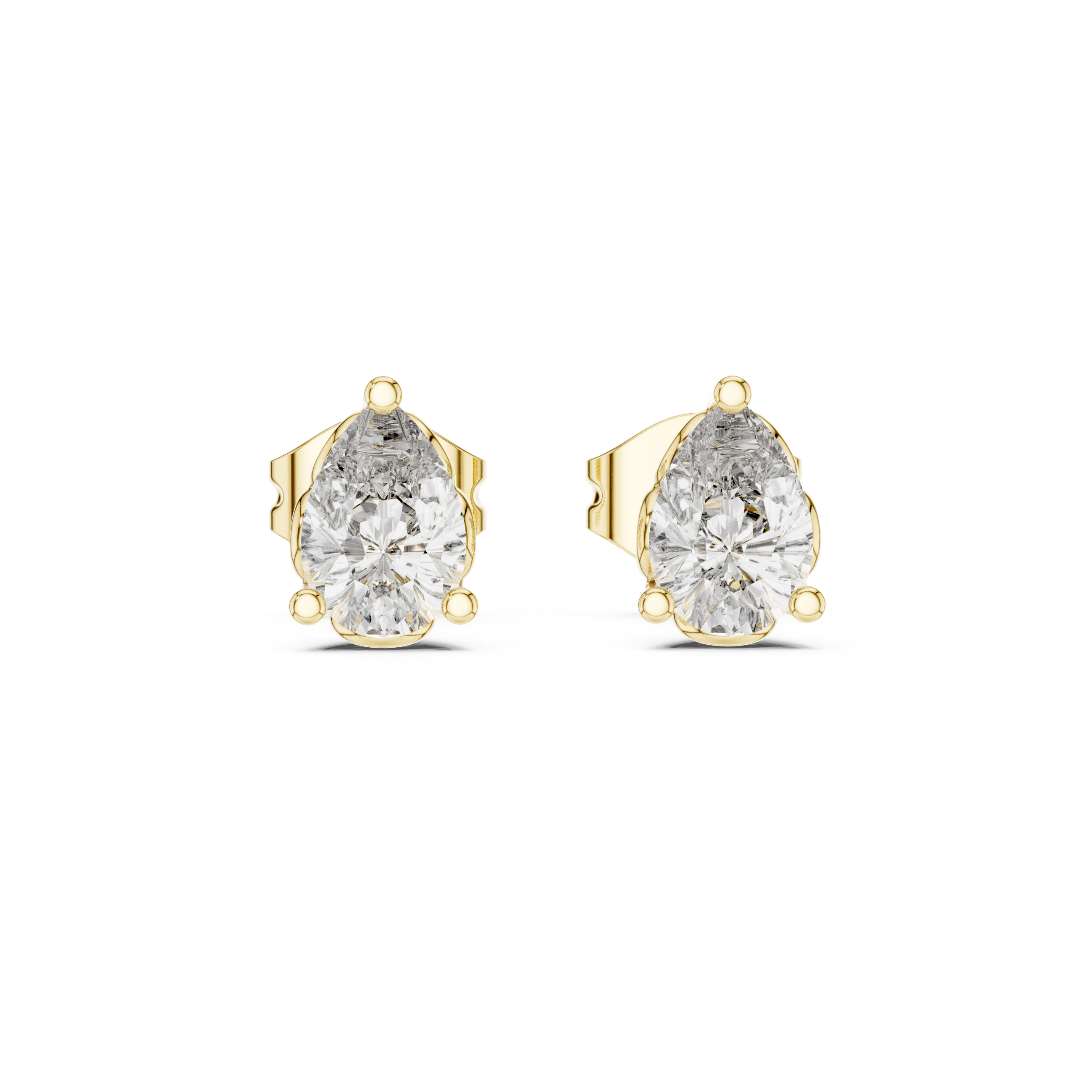 Lustrously Lab grown diamond Earrings set