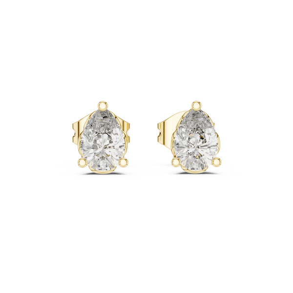 Lustrously Lab grown diamond Earrings set