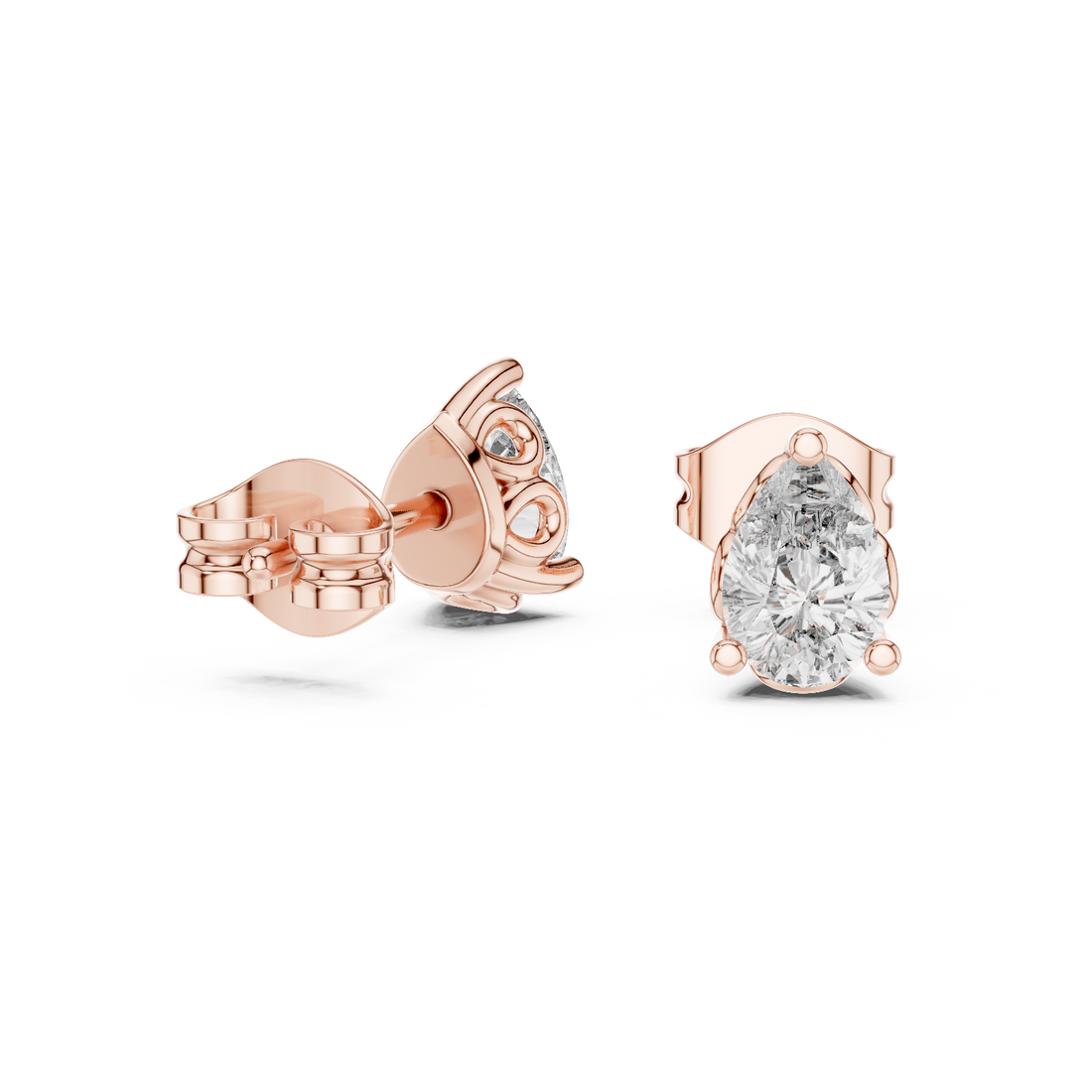 Lustrously Lab grown diamond Earrings set