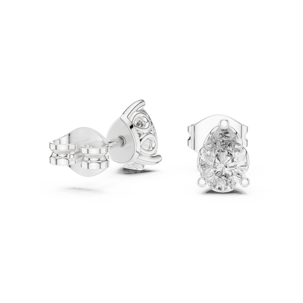 Lustrously Lab grown diamond Earrings set