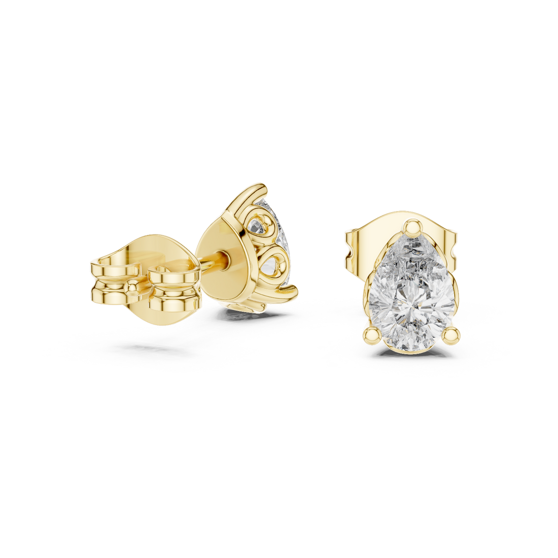 Lustrously Lab grown diamond Earrings set
