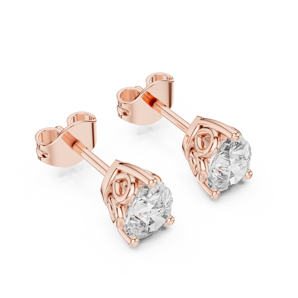 Radiating Lab grown diamond Earrings set