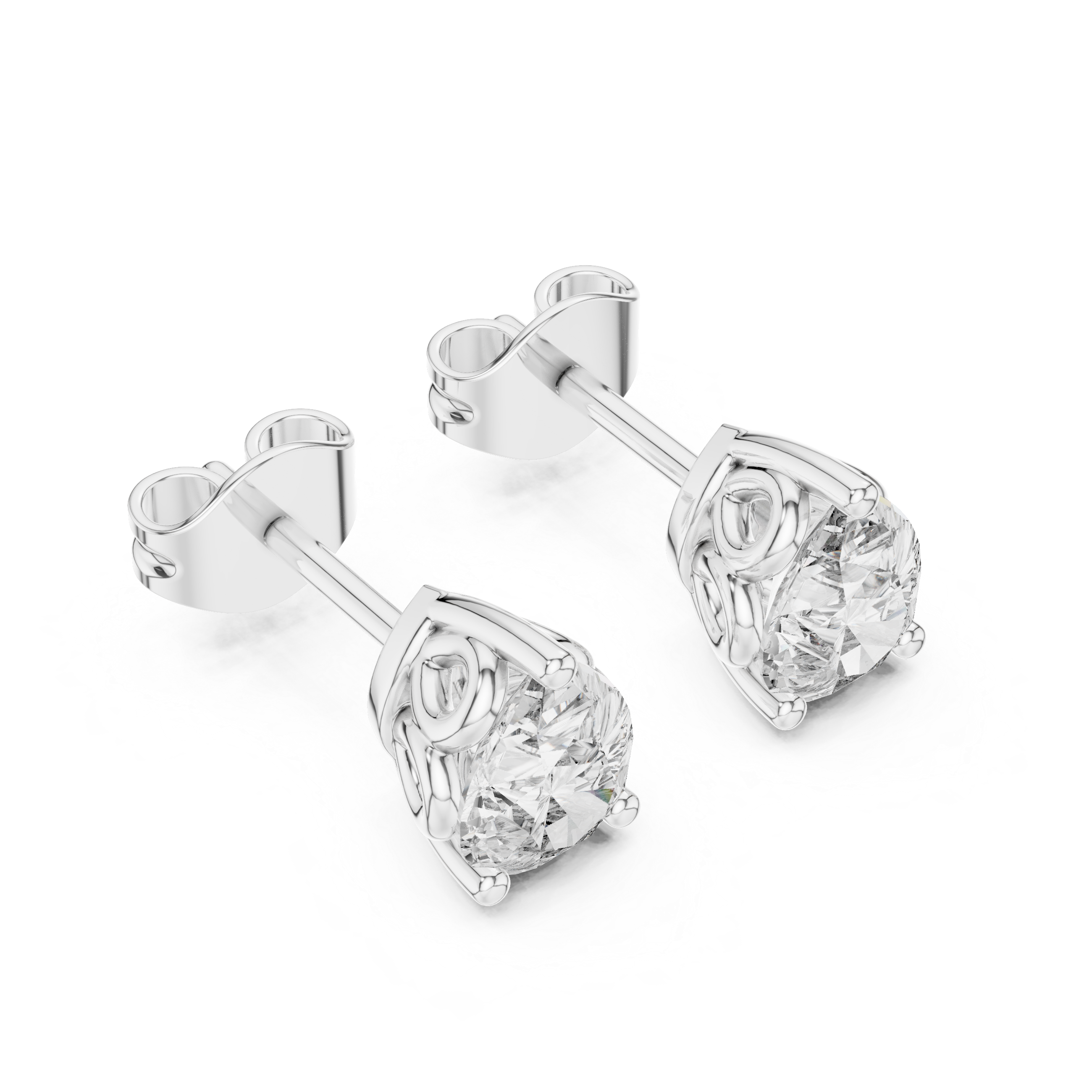 Radiating Lab grown diamond Earrings set