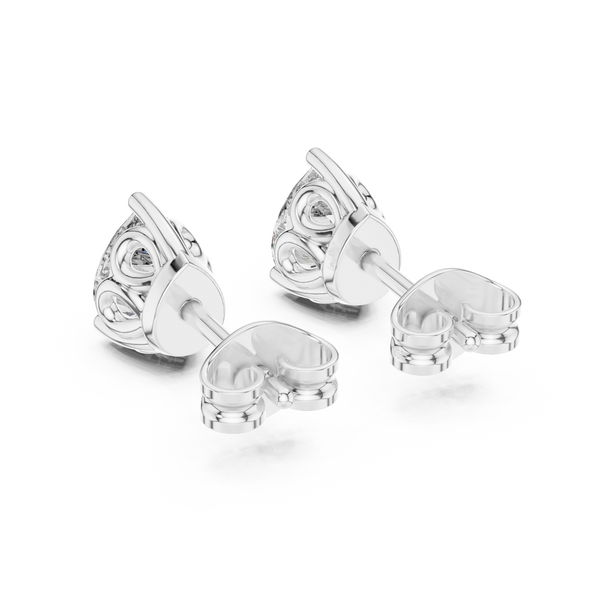 Radiating Lab grown diamond Earrings set