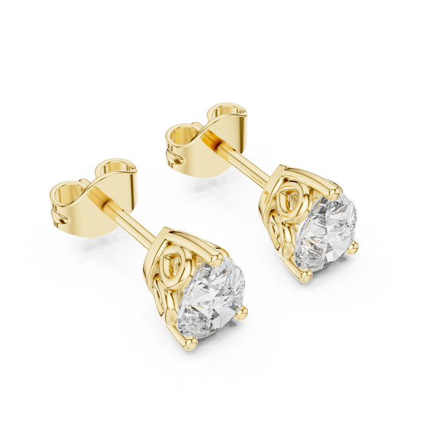 Radiating Lab grown diamond Earrings set