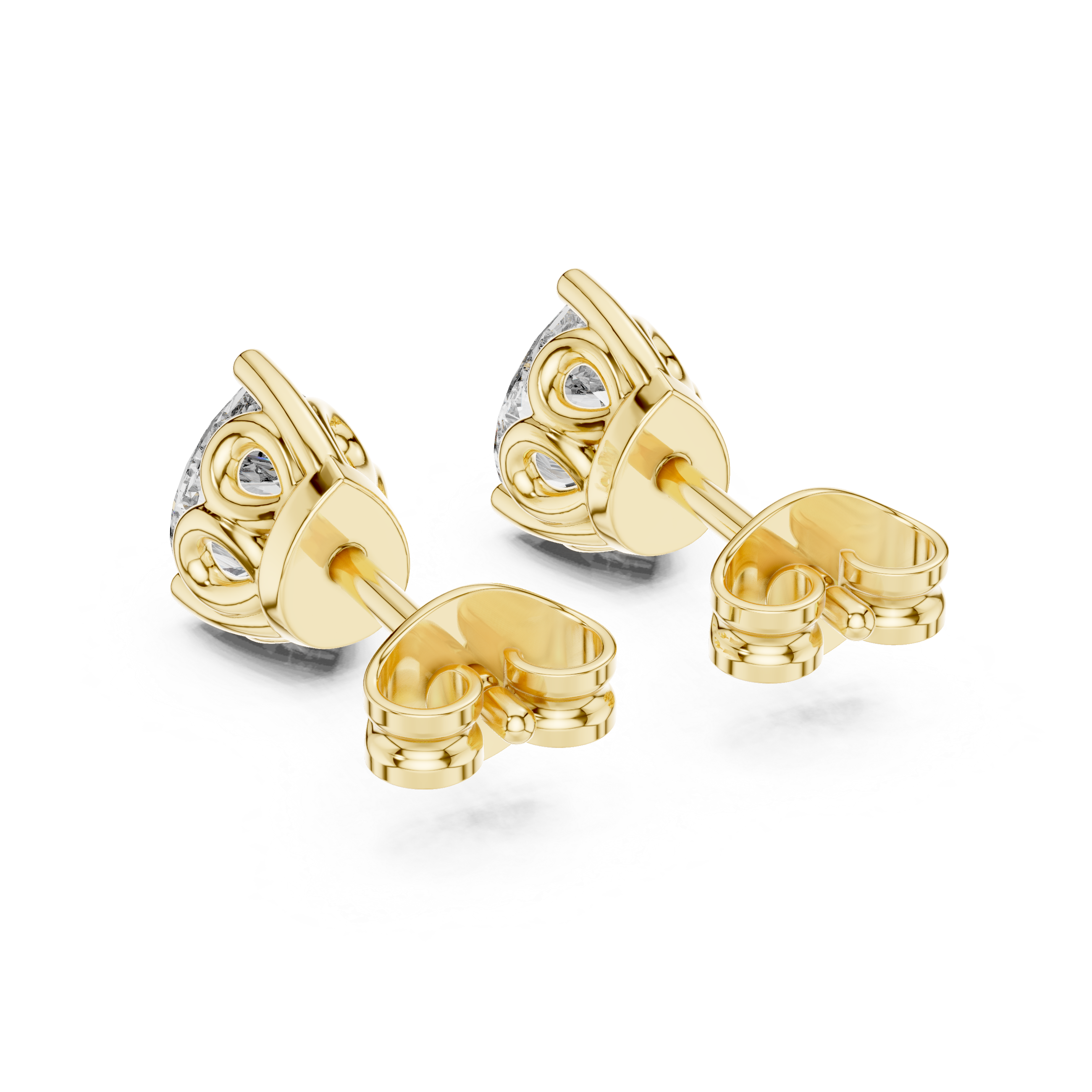Radiating Lab grown diamond Earrings set