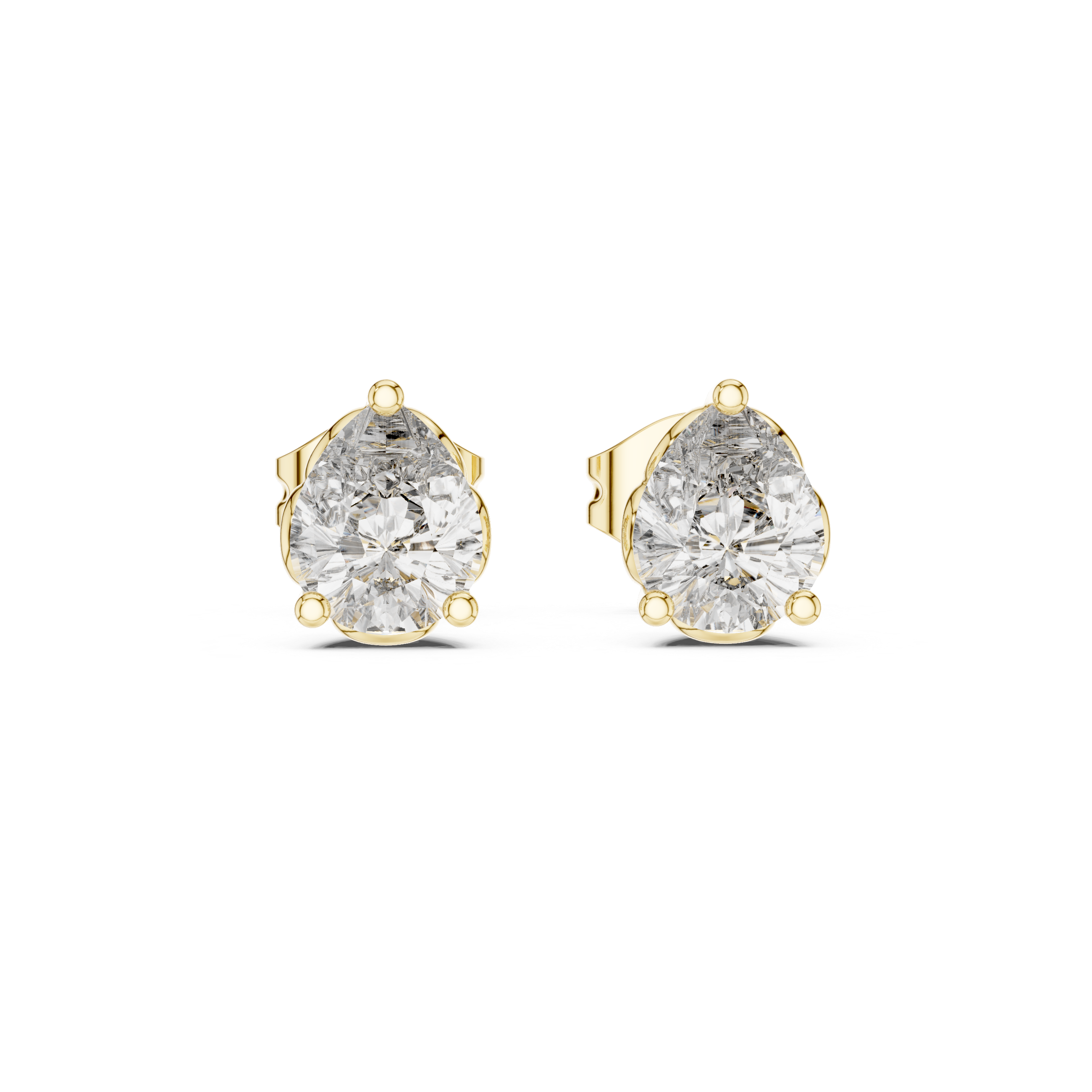 Radiating Lab grown diamond Earrings set