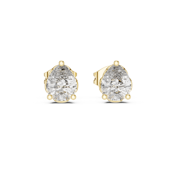Radiating Lab grown diamond Earrings set