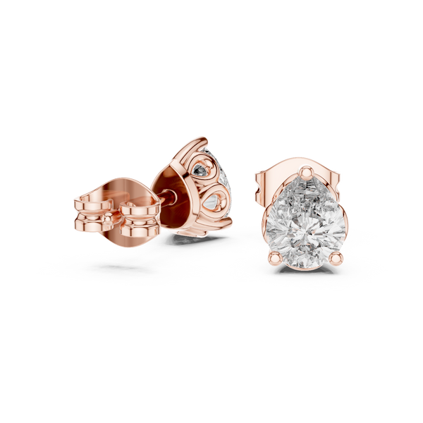 Radiating Lab grown diamond Earrings set