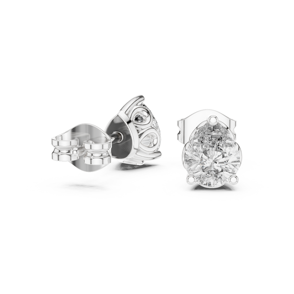 Radiating Lab grown diamond Earrings set