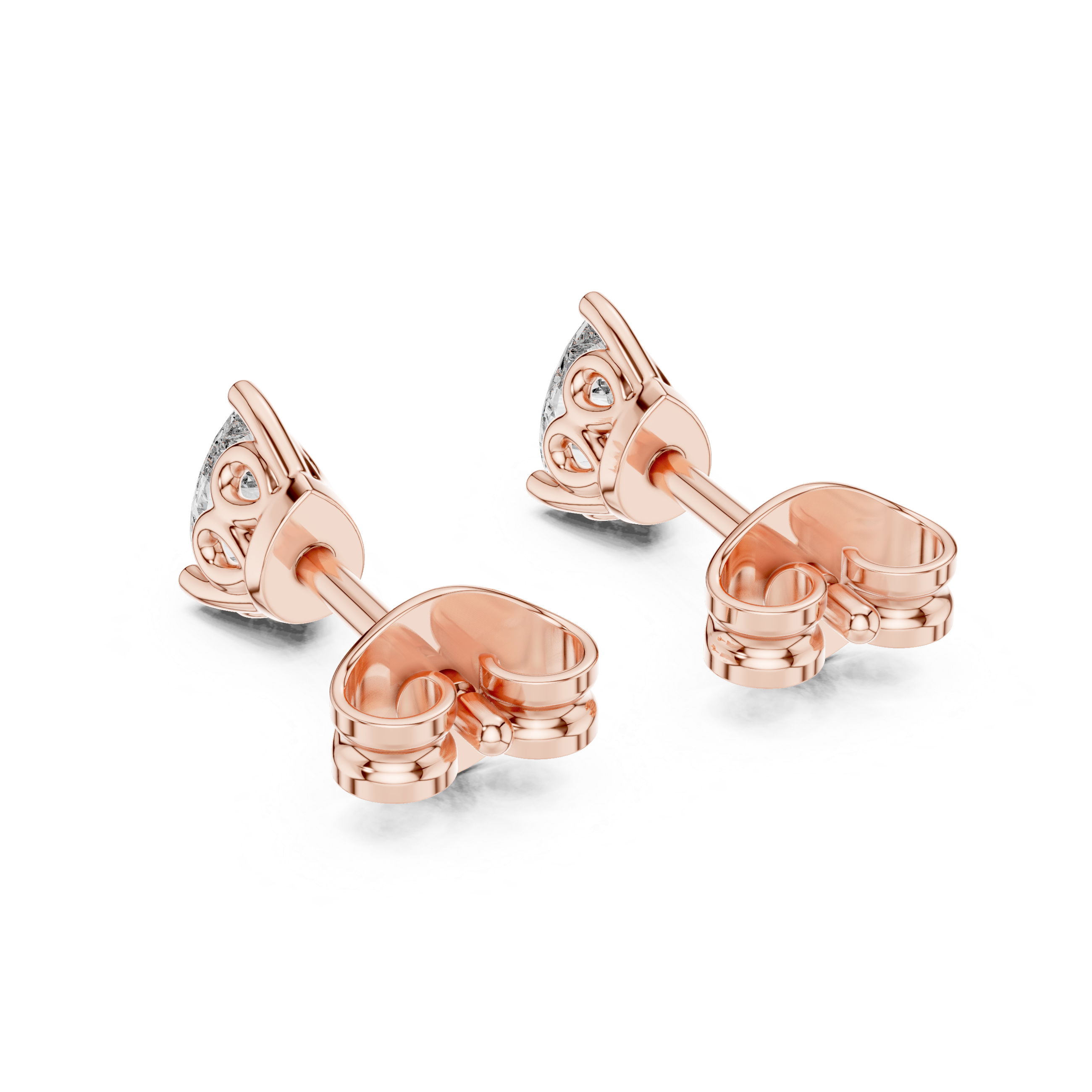 Lustrescent Lab grown diamond Earrings pair