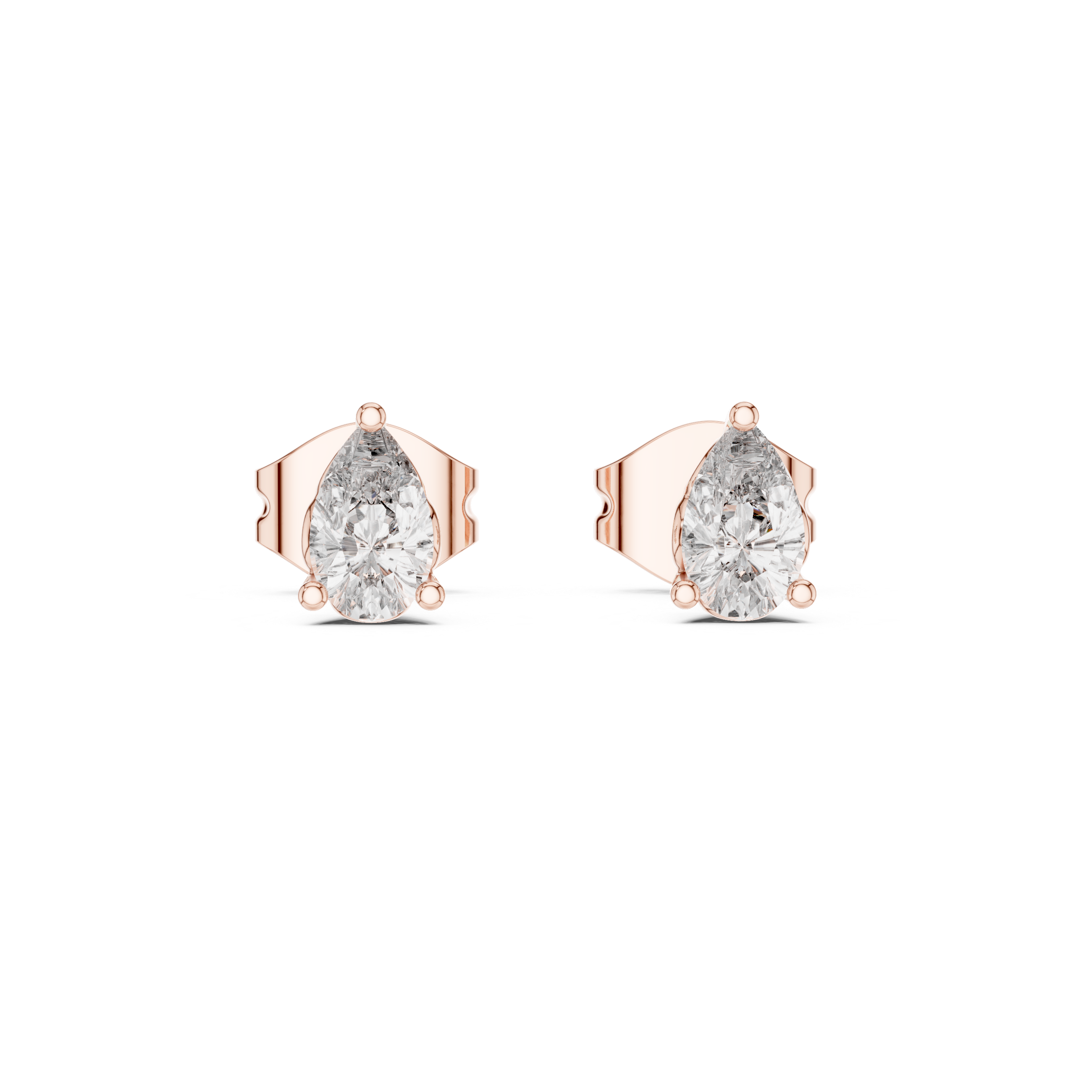 Lustrescent Lab grown diamond Earrings pair