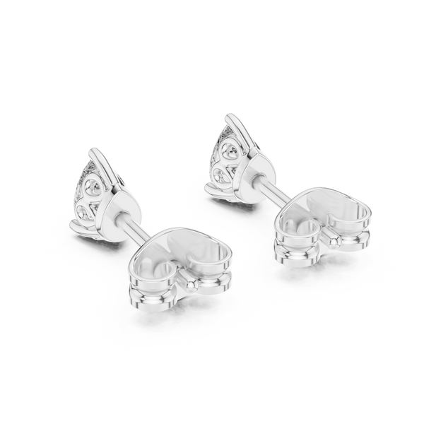 Lustrescent Lab grown diamond Earrings pair