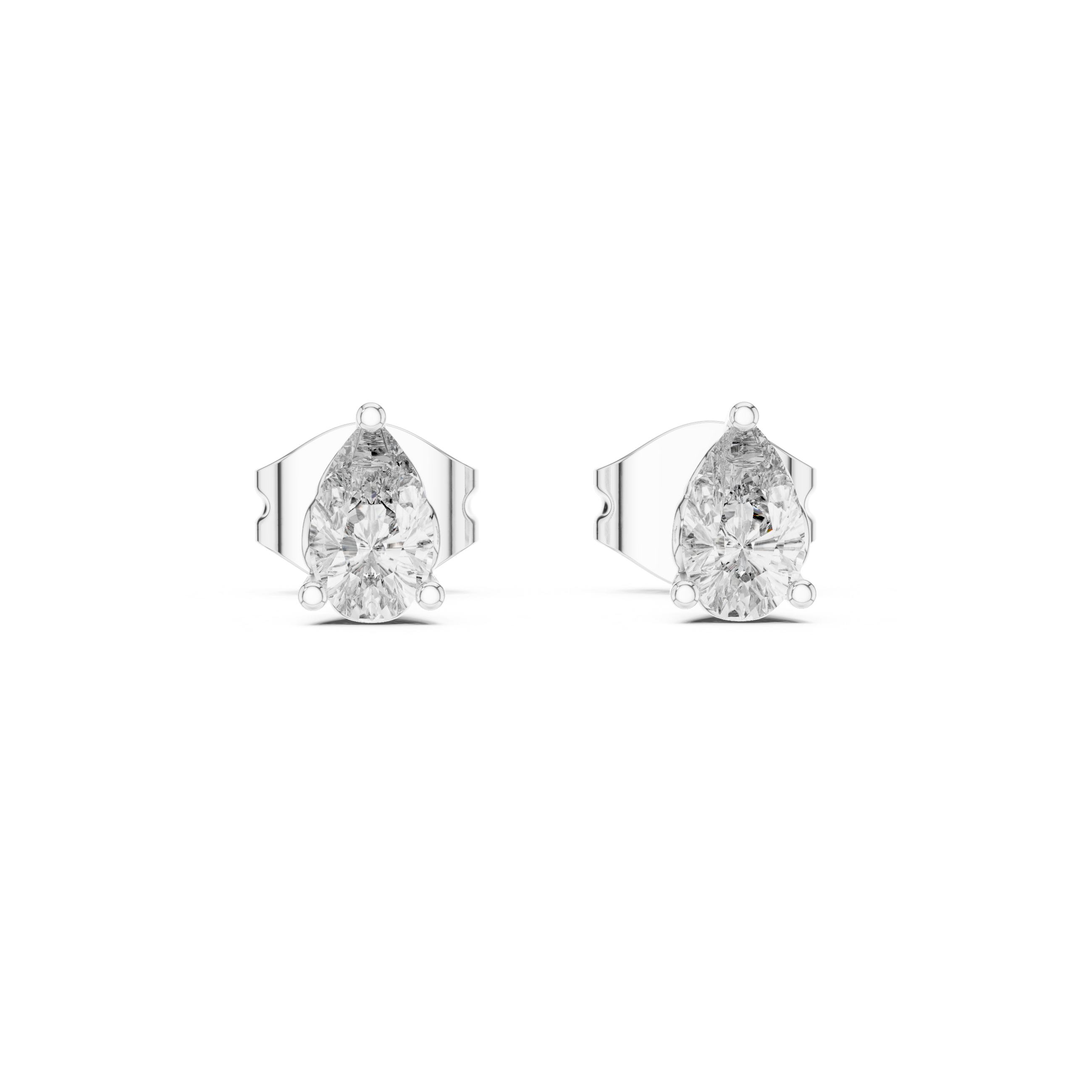 Lustrescent Lab grown diamond Earrings pair
