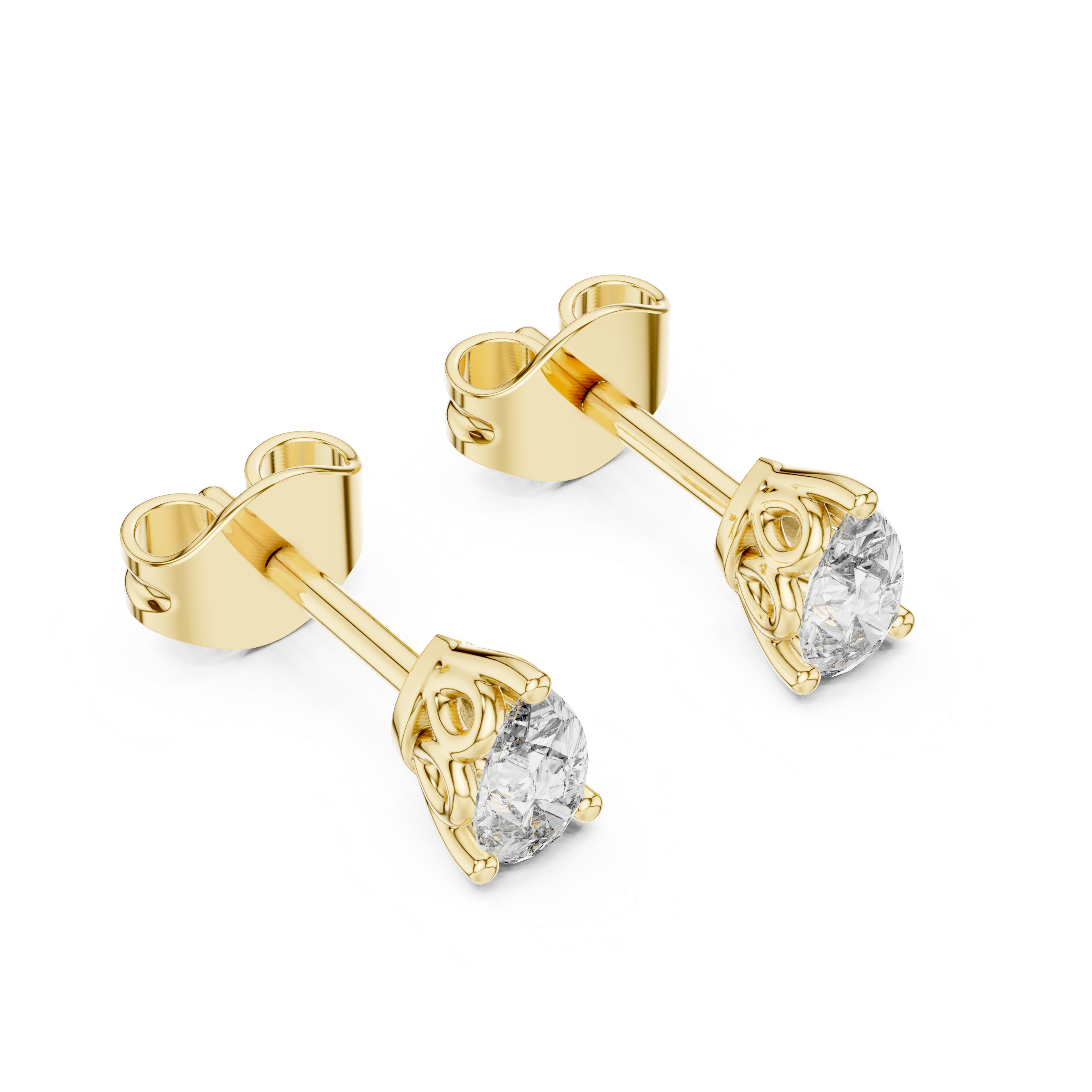 Lustrescent Lab grown diamond Earrings pair