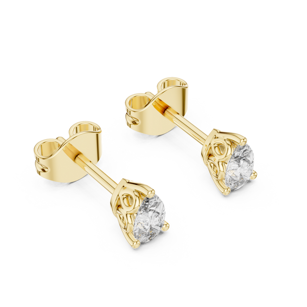 Lustrescent Lab grown diamond Earrings pair