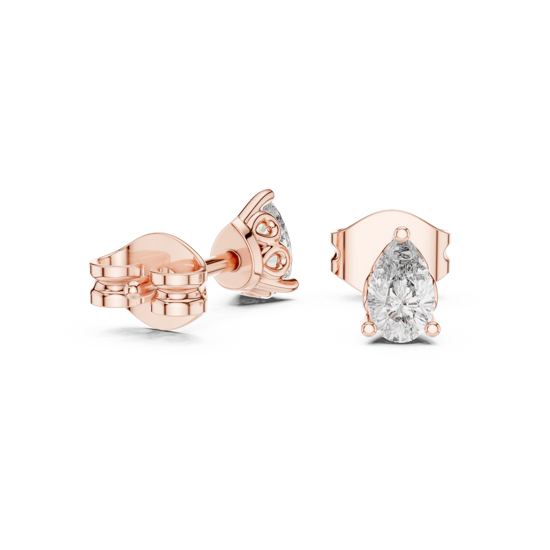 Lustrescent Lab grown diamond Earrings pair