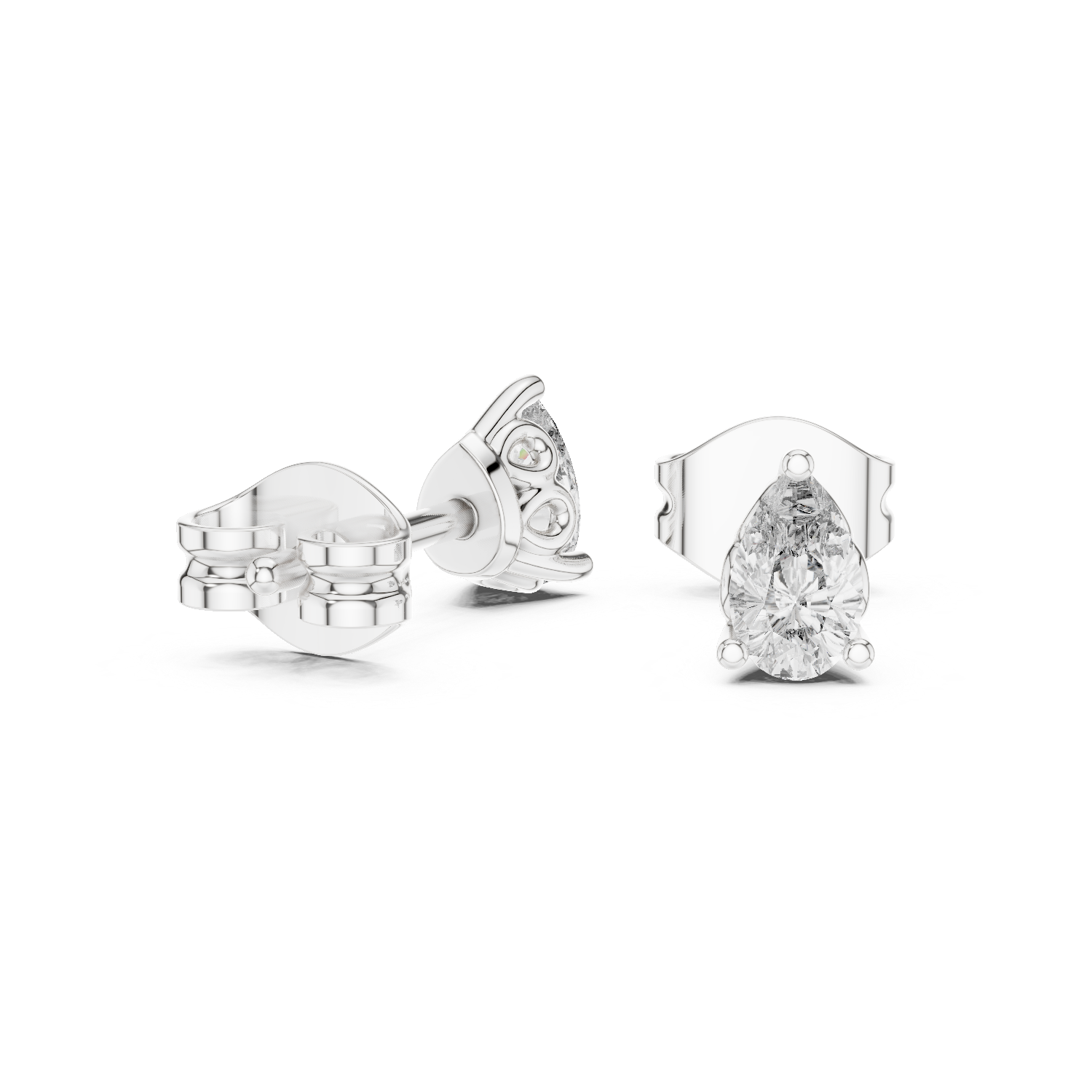 Lustrescent Lab grown diamond Earrings pair