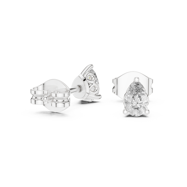 Lustrescent Lab grown diamond Earrings pair