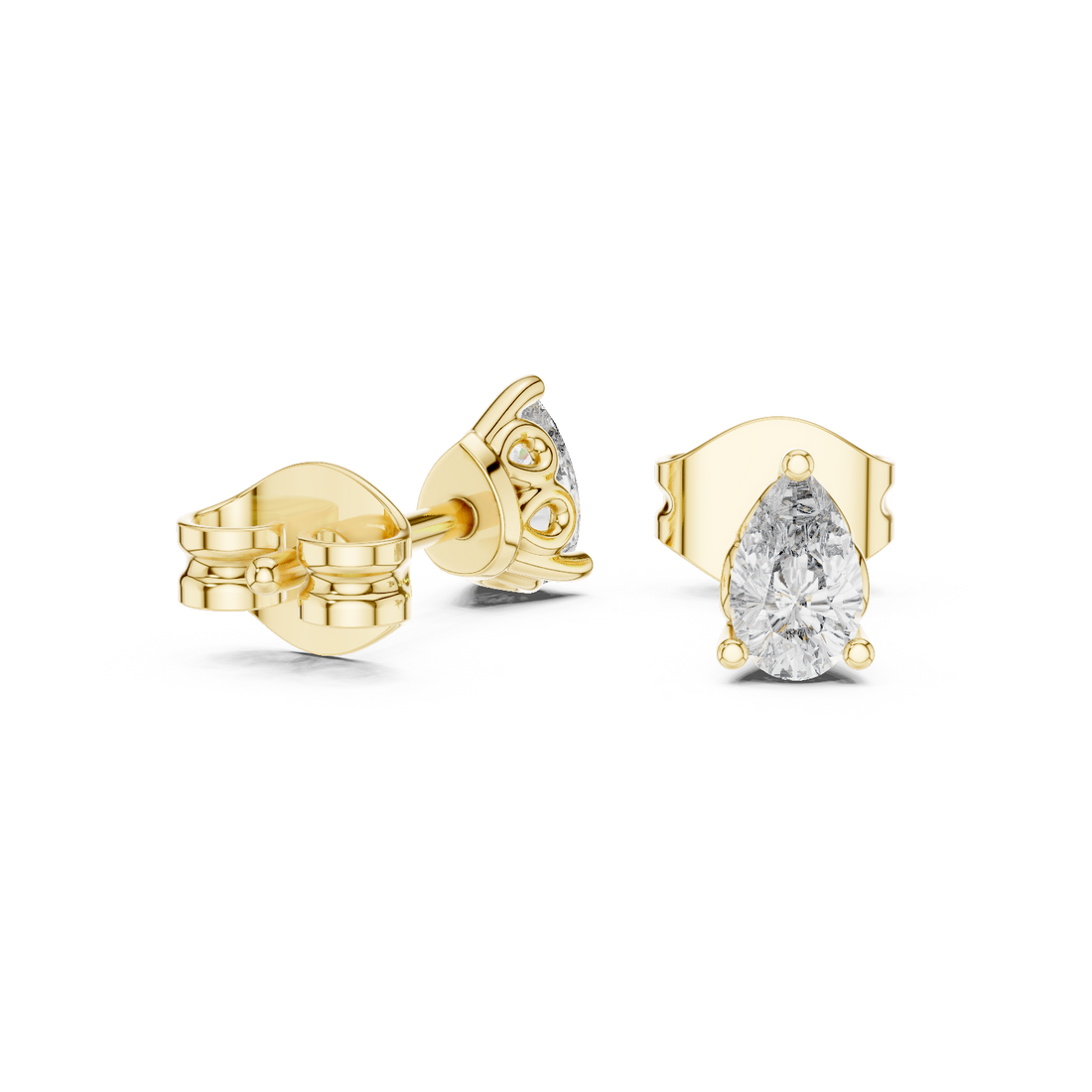 Lustrescent Lab grown diamond Earrings pair