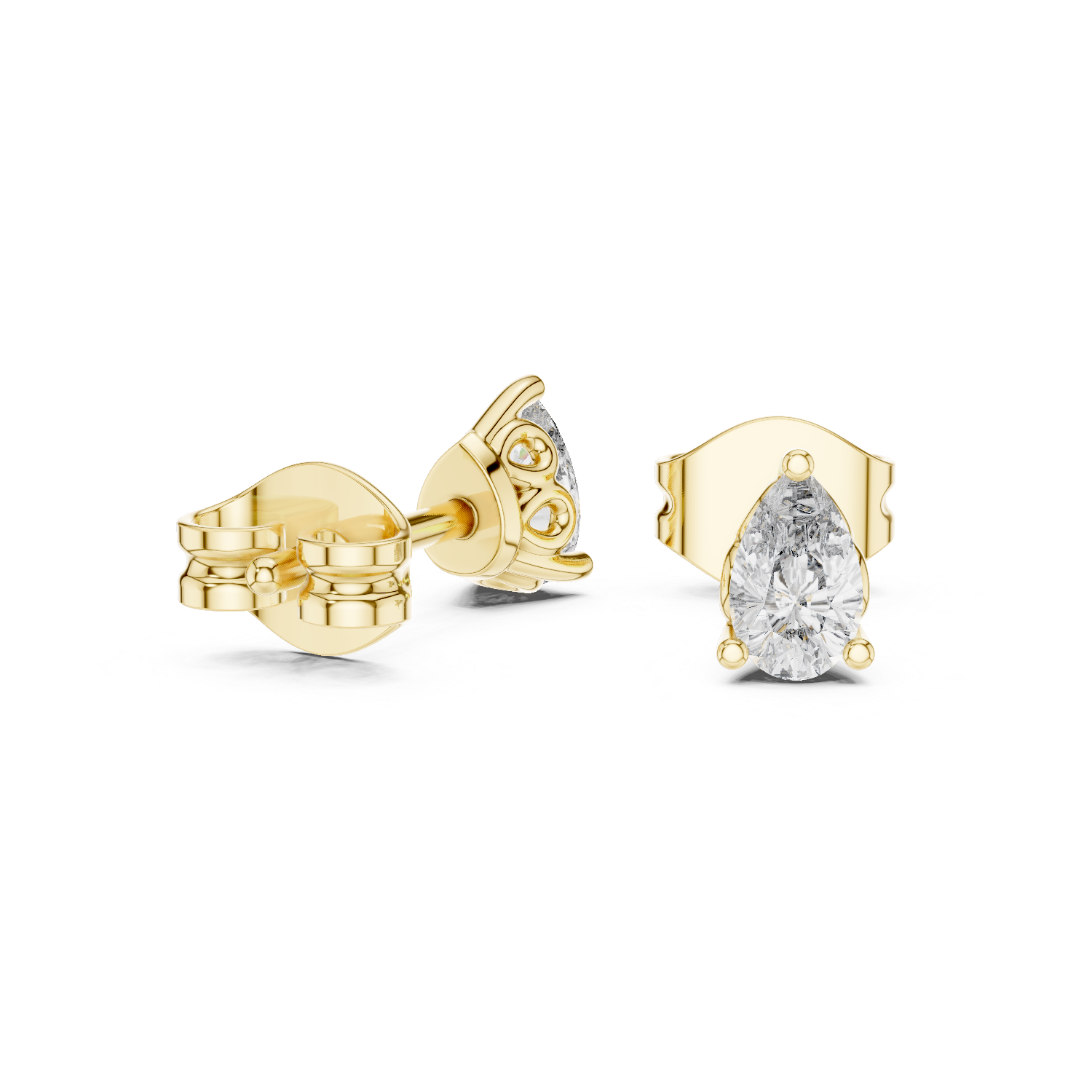Lustrescent Lab grown diamond Earrings pair