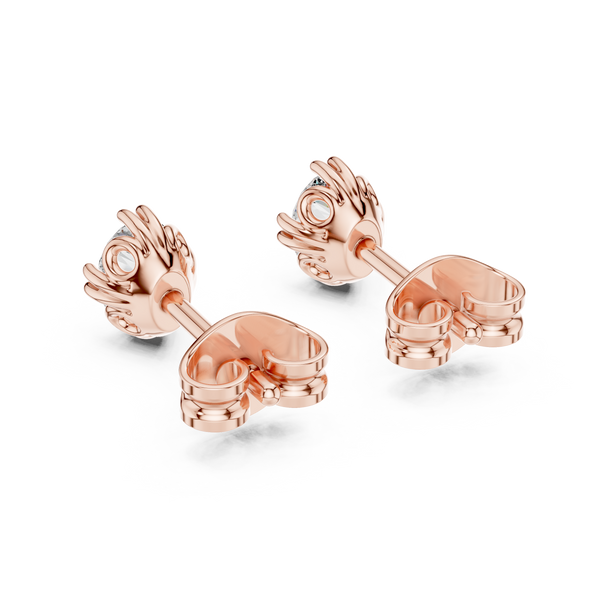 Statuesque Lab grown diamond Earrings motif