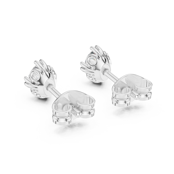 Statuesque Lab grown diamond Earrings motif