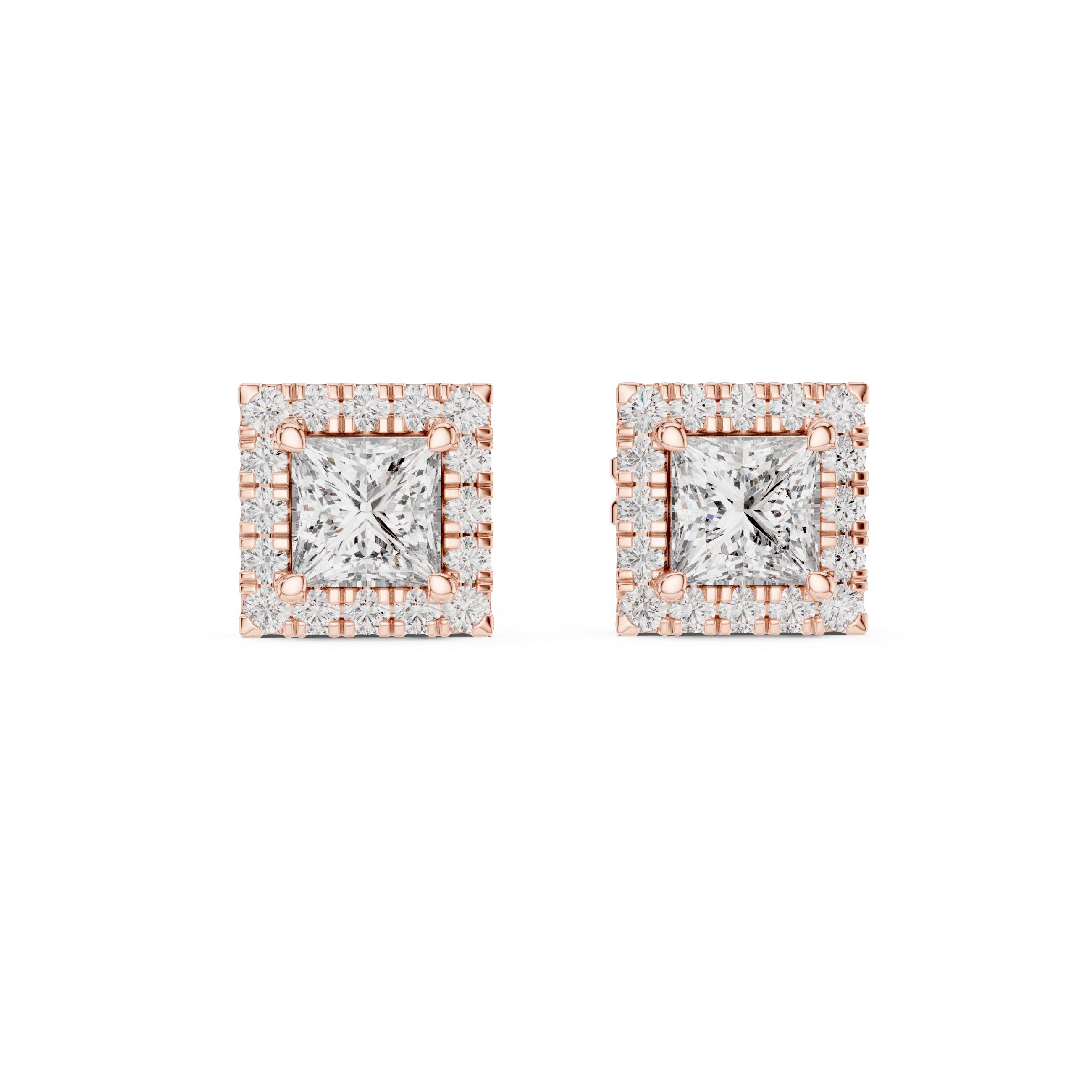 Illuminating Lab grown diamond Earrings pair