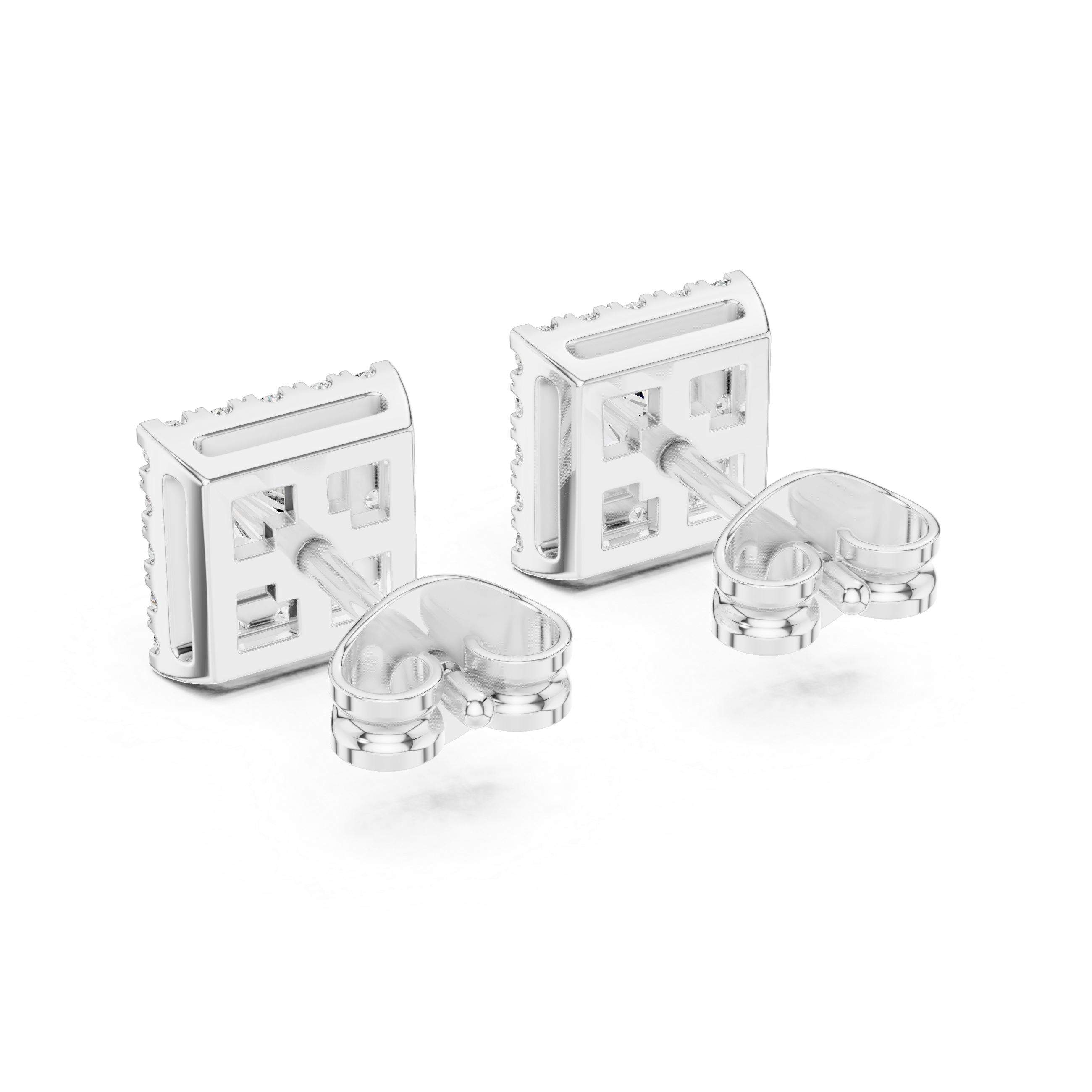 Illuminating Lab grown diamond Earrings pair