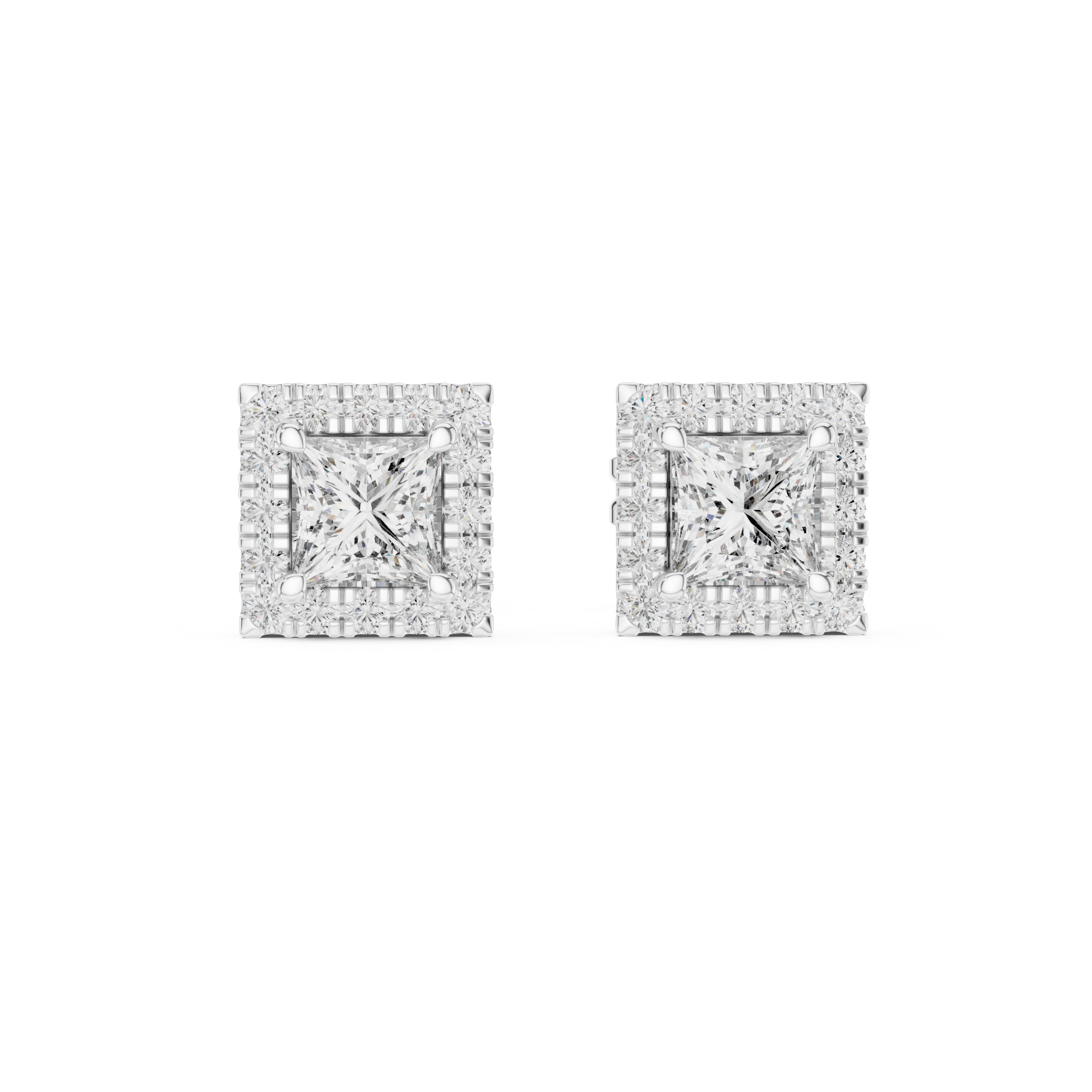 Illuminating Lab grown diamond Earrings pair