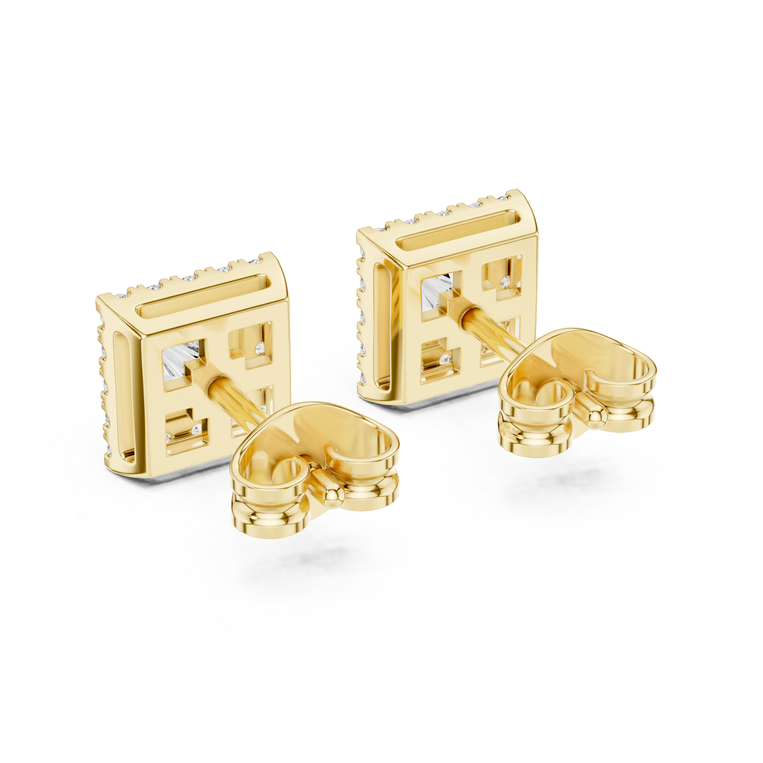Illuminating Lab grown diamond Earrings pair