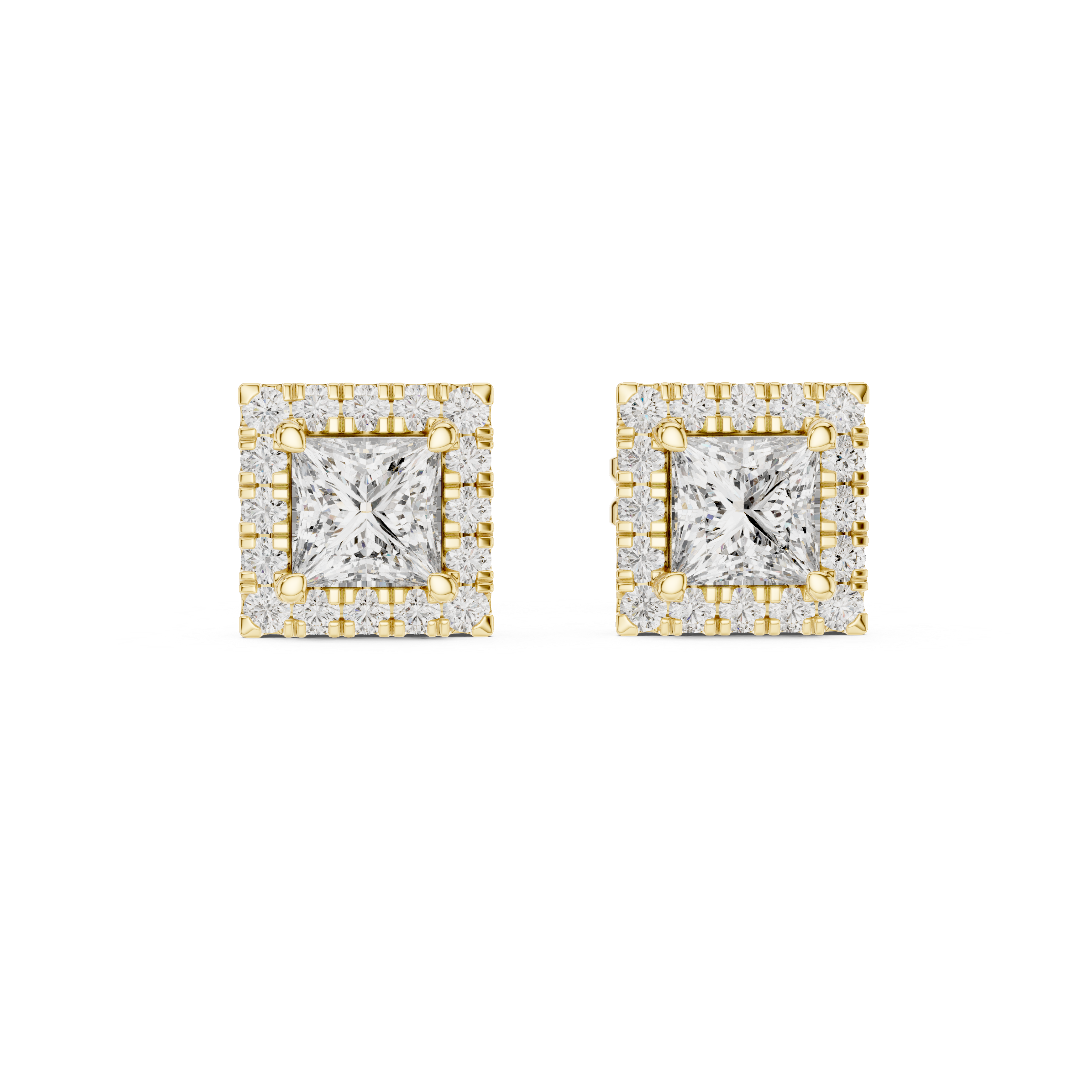 Illuminating Lab grown diamond Earrings pair