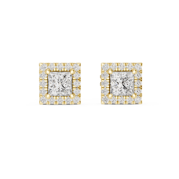Illuminating Lab grown diamond Earrings pair