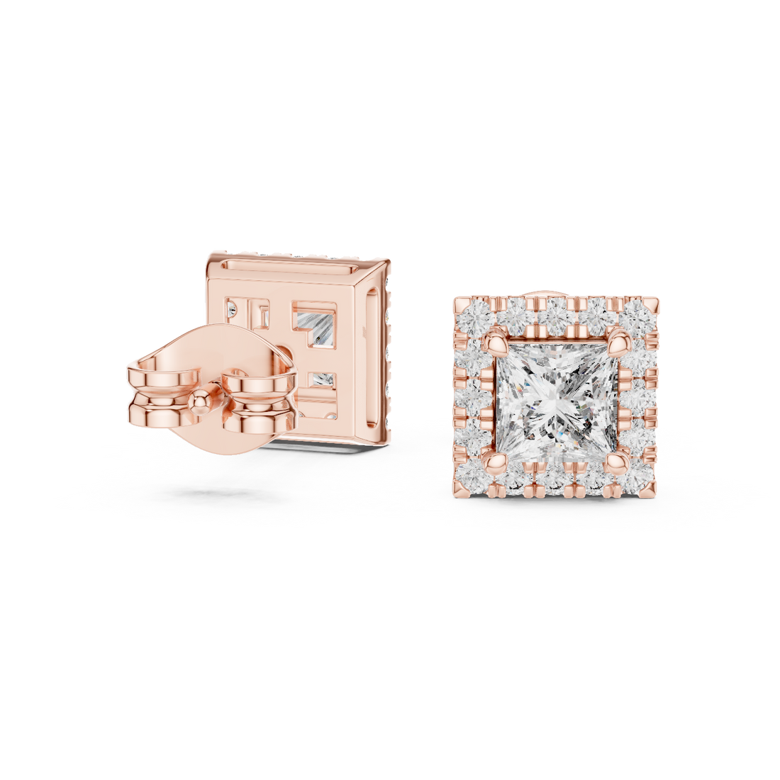 Illuminating Lab grown diamond Earrings pair