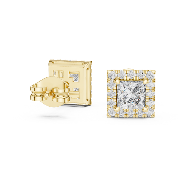 Illuminating Lab grown diamond Earrings pair
