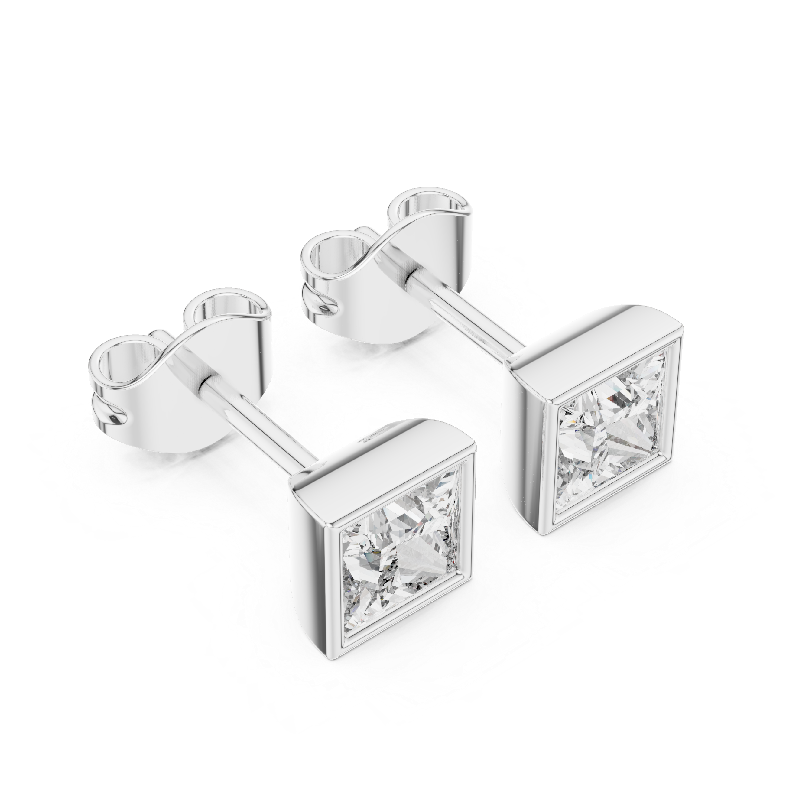 Glamorizing Lab grown diamond Earrings pair