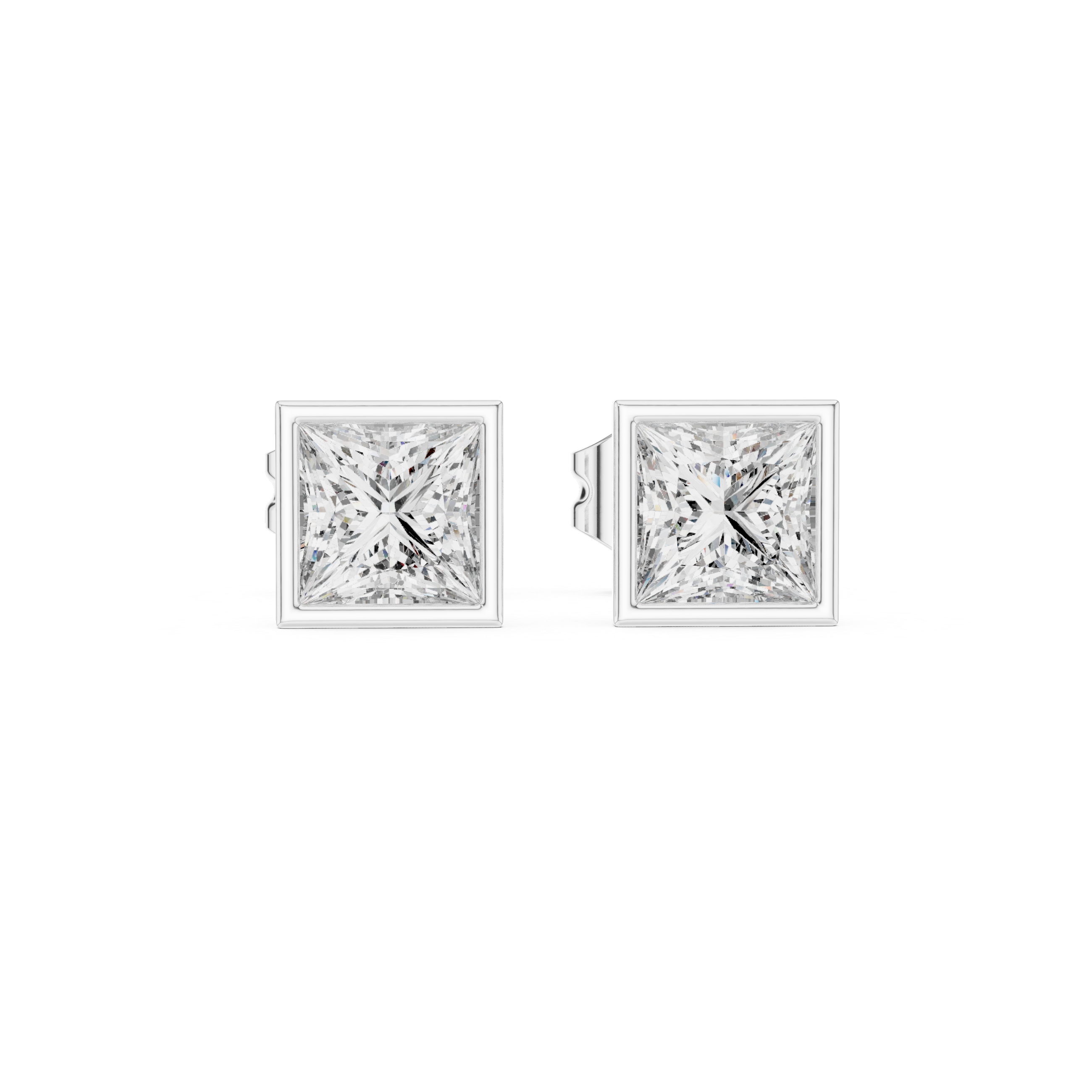 Glamorizing Lab grown diamond Earrings pair
