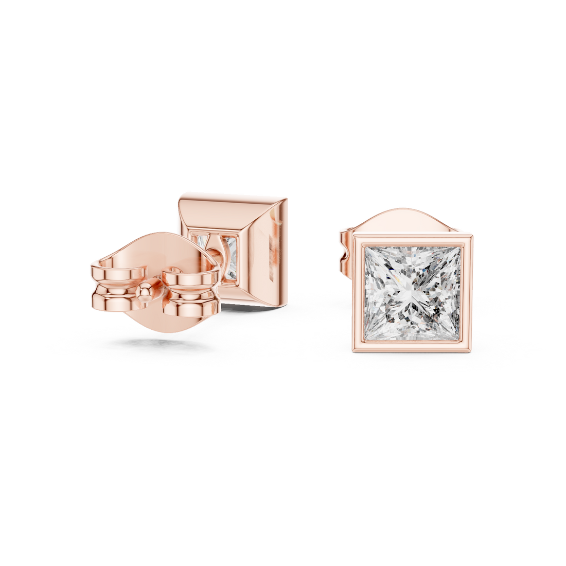 Glamorizing Lab grown diamond Earrings pair