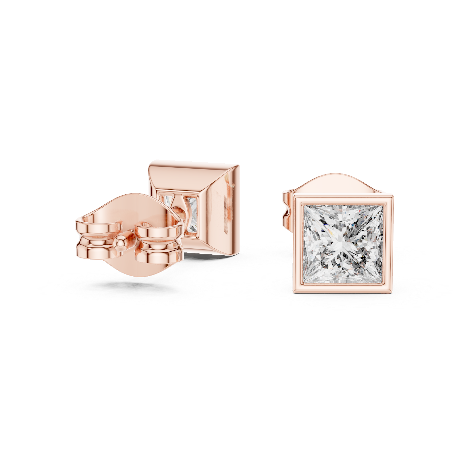 Glamorizing Lab grown diamond Earrings pair