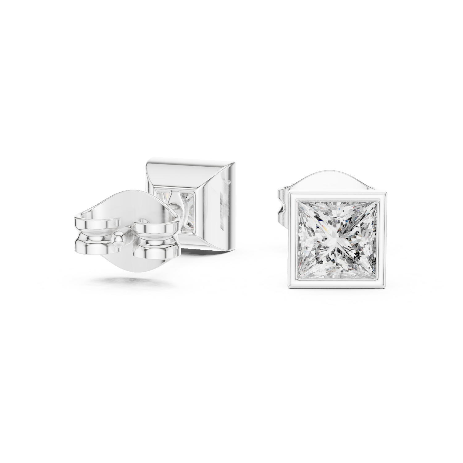 Glamorizing Lab grown diamond Earrings pair