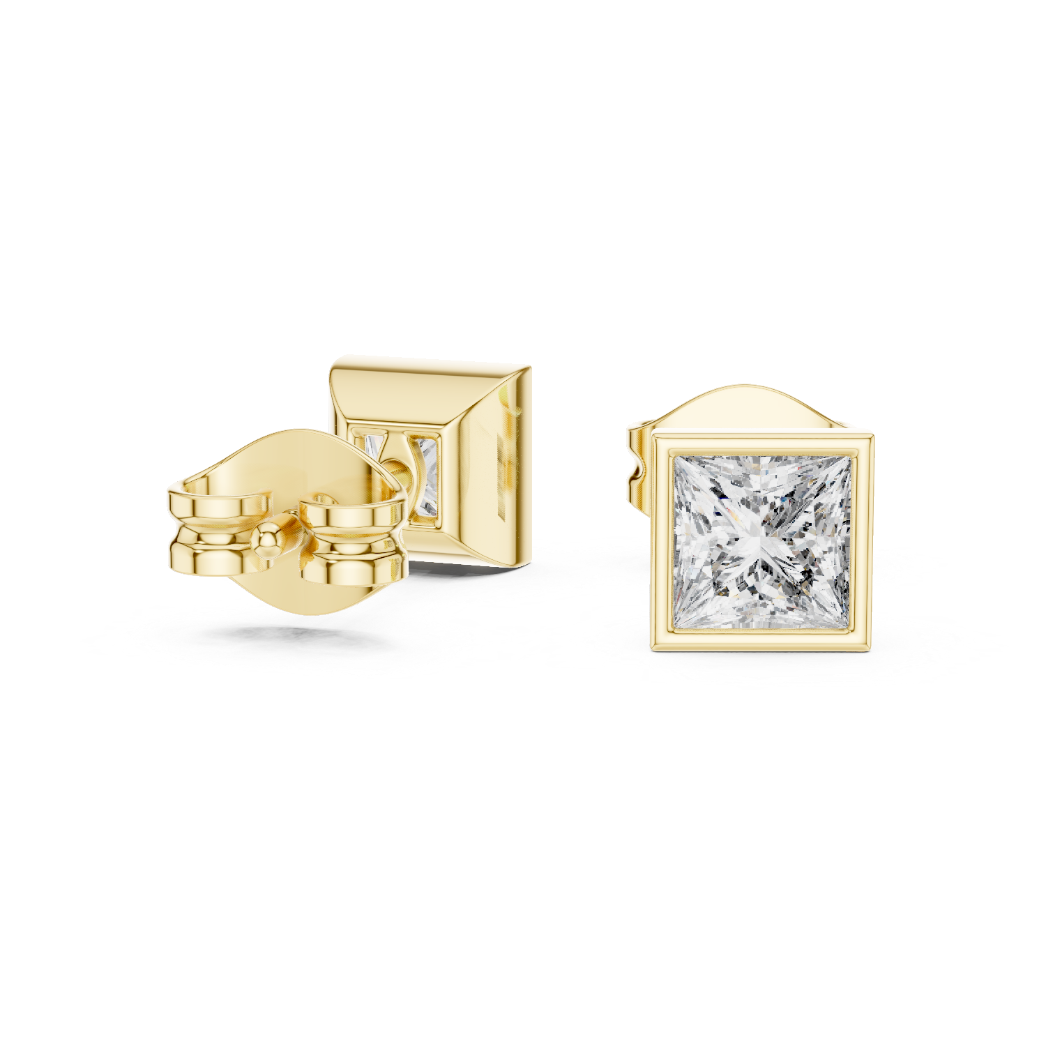 Glamorizing Lab grown diamond Earrings pair