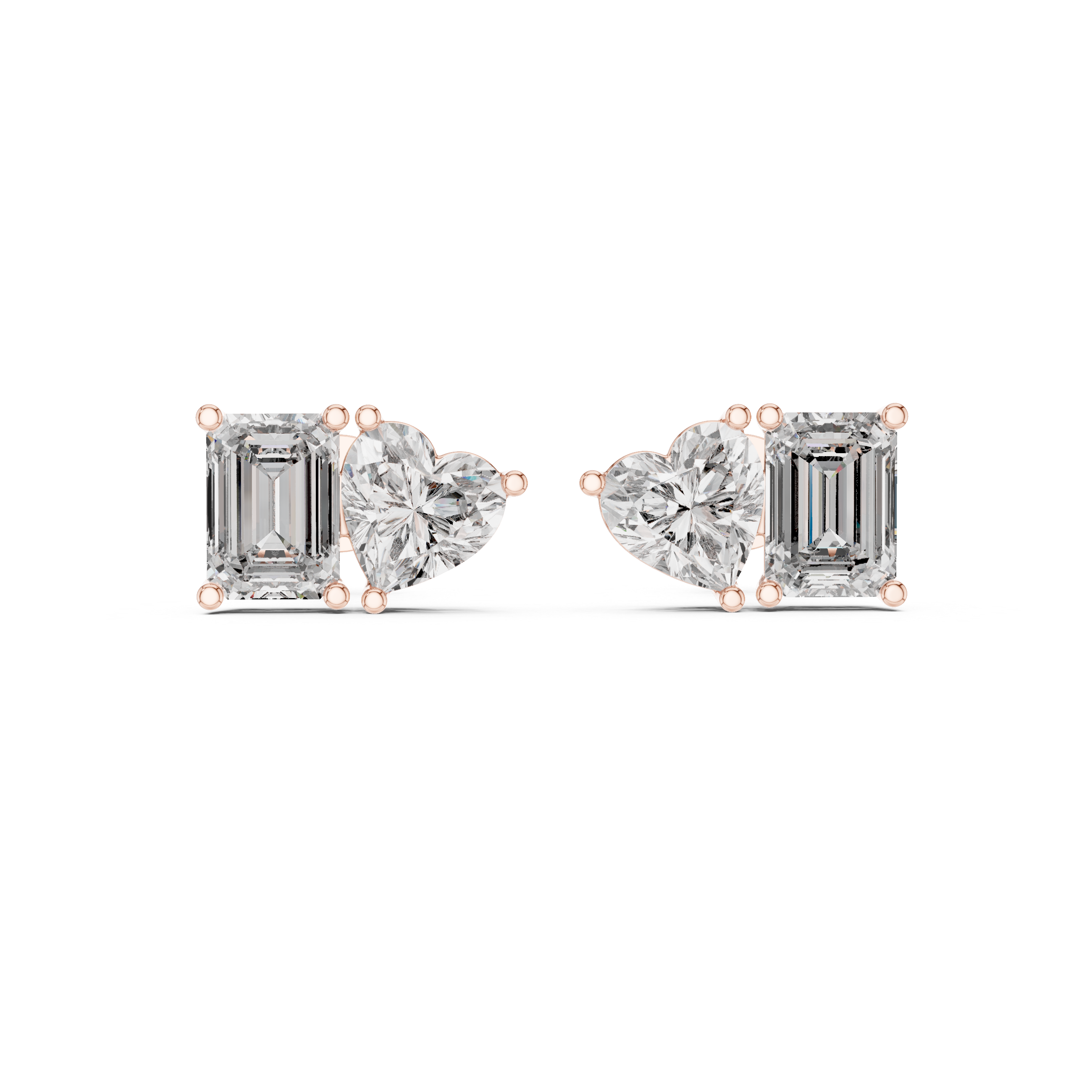 Shimmers Lab grown diamond Earrings set