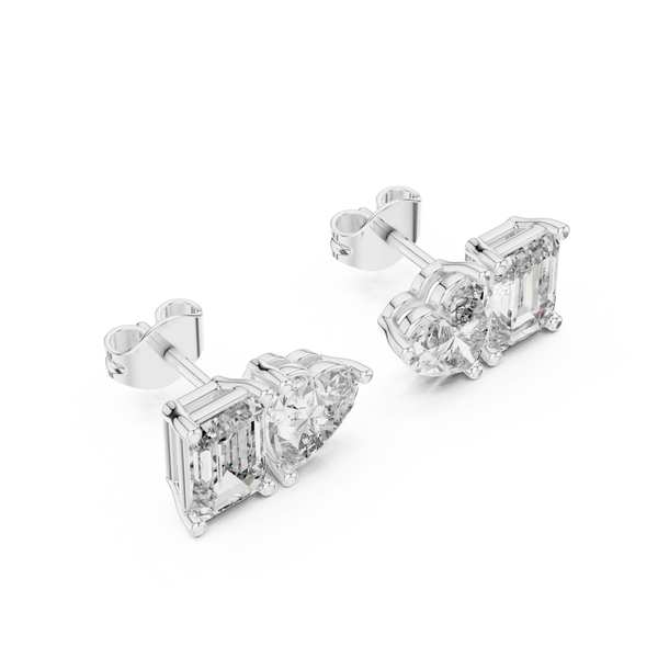Shimmers Lab grown diamond Earrings set